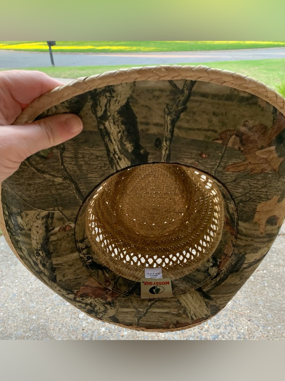 Mossy Oak Straw Camo Hat